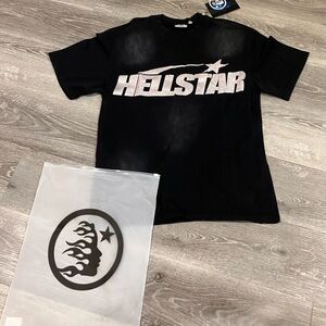 Hellstar Black Graphic T-Shirt